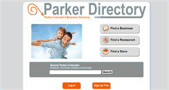 Desktop Screenshot of parkerdirectory.com