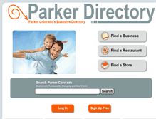 Tablet Screenshot of parkerdirectory.com